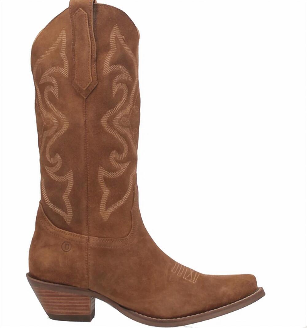 NEW DINGO women's out west boot in camel